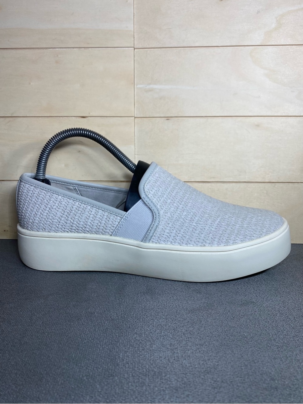 Frye Co Talon Slip-Ons Grey Women's Size 7.5 Shoes M Platform Sneakers